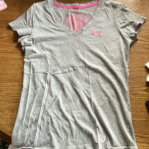 Under Armour breast cancer shirt
